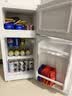 荣事达（Royalstar）小冰箱迷你小型家用冷藏冷冻宿舍寝室出租房双门电冰箱节能省电 138白色【节能省电 一级能效】58L 实拍图