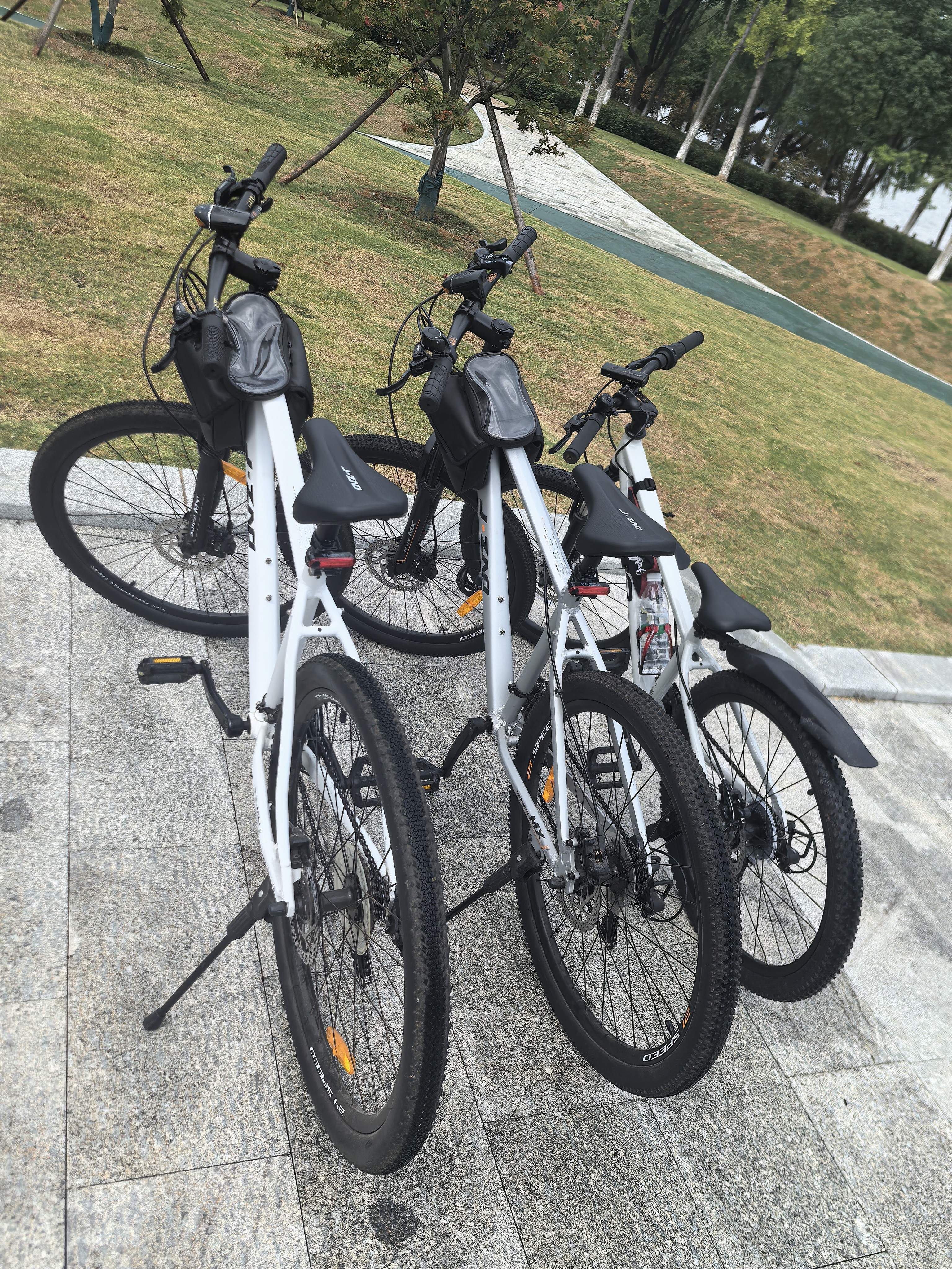 京东京造灵跃自行车铝合金车架8-12-15岁儿童自行车学生变速24寸鸽子灰 实拍图