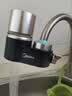 美的（Midea）净水器水龙头过滤器家用自来水滤水器直饮前置过滤器厨房卫生间通用除水垢除余氯双出水可清洗滤芯 一机三芯|黑色【两年免换芯】 实拍图