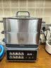 美的（Midea）钛钢蒸魔方可拆电蒸锅蒸炖涮煮一体多功能18.5L三层大容量钛蒸锅【钛陶底锅】电火锅ZGC3023F4Pro 实拍图