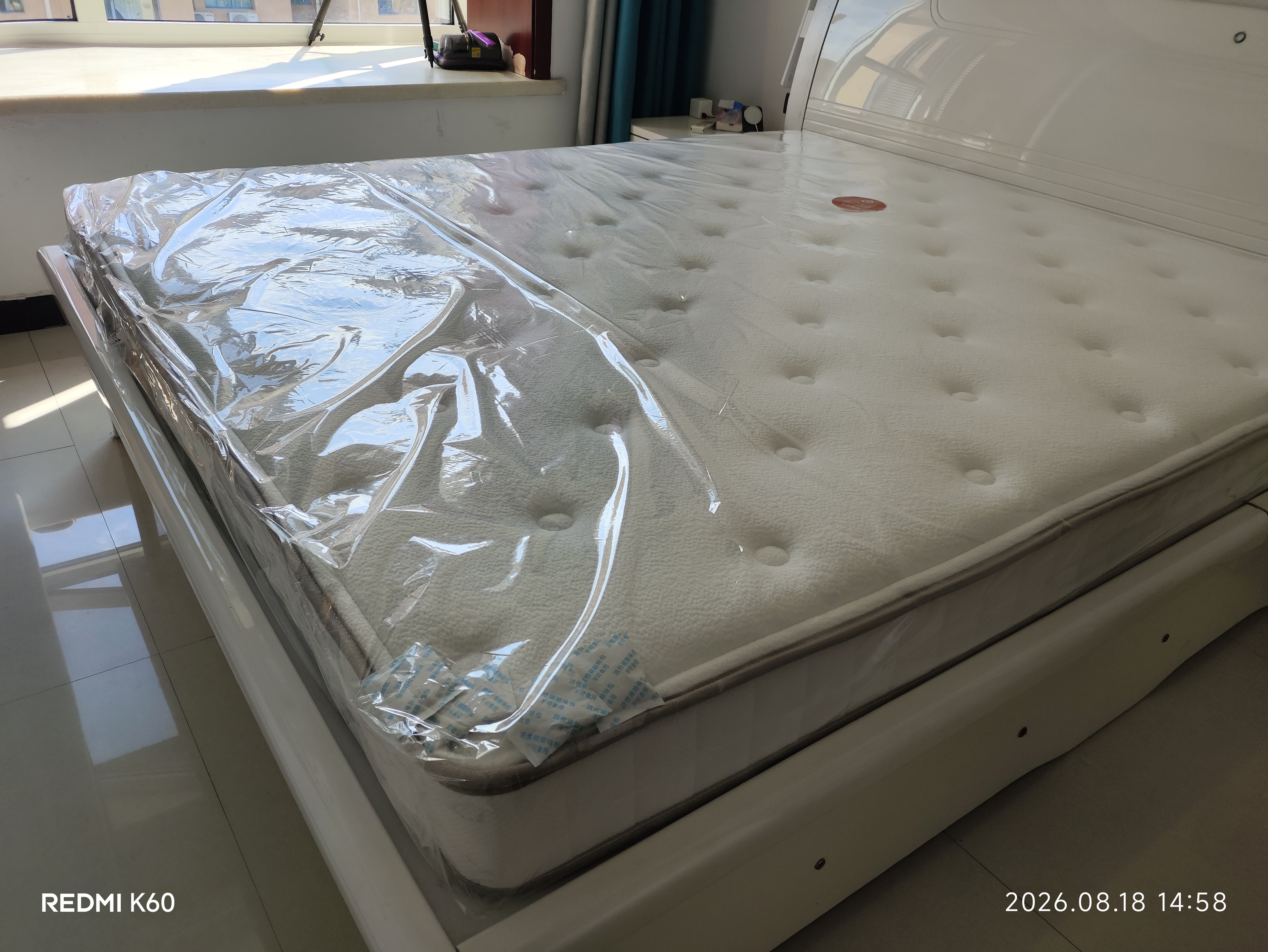 全友家居 天然椰棕床垫1.2x2米单人床垫护脊厚款偏硬席梦思弹簧床垫子 实拍图