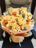 领香鲜花速递33朵香槟玫瑰花束送老婆表白女友生日礼物全国同城配送 52朵香槟玫瑰花束—爱你 实拍图