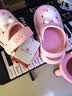 牧童儿童拖鞋男宝宝洞洞鞋软底女童卡通洗澡婴幼儿家居鞋 萌兔粉160 实拍图