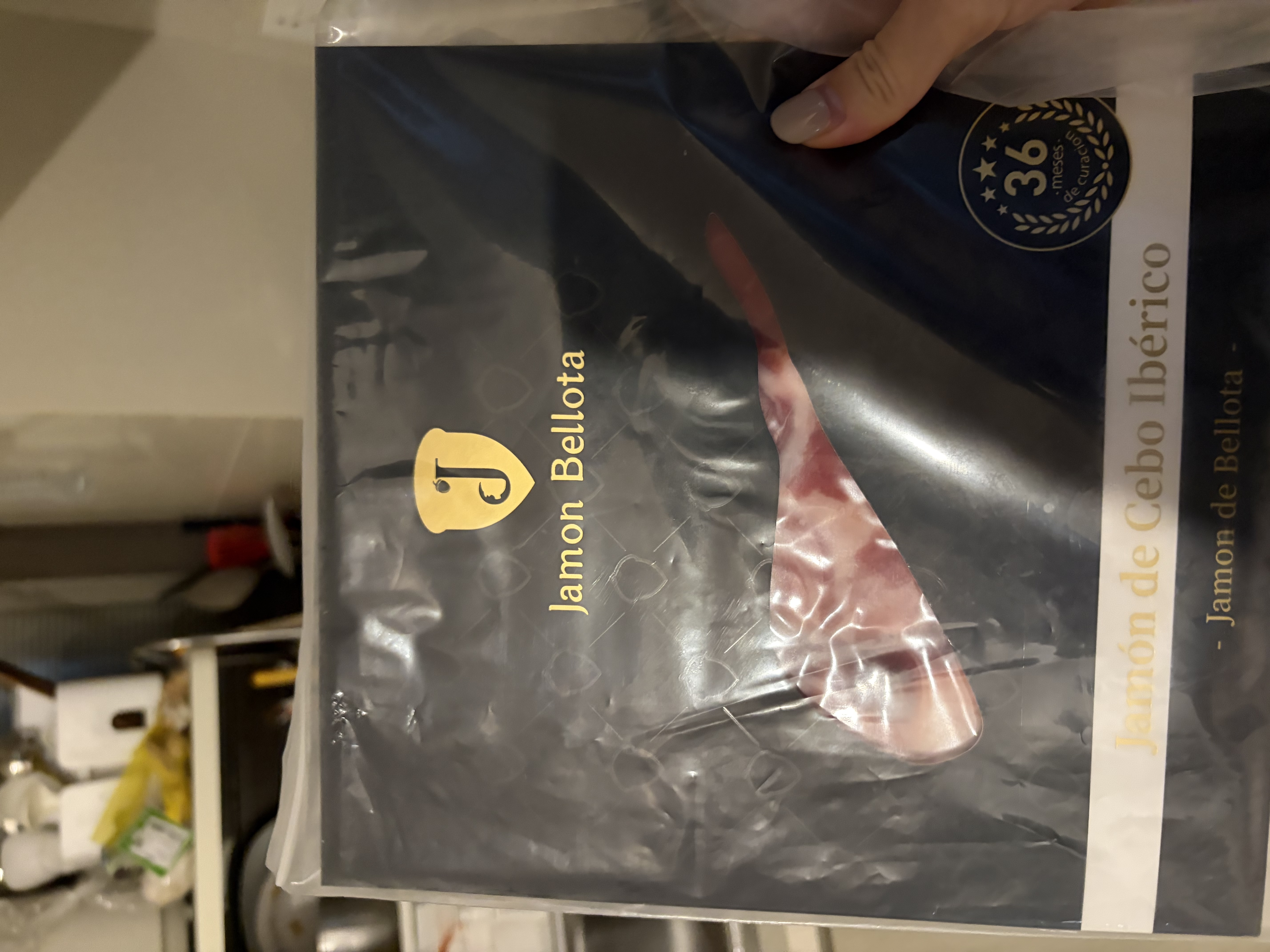 JAMON BELLOTA伊比利亚黑猪火腿西班牙进口36个月后腿切片50g即食生吃源头直发 实拍图