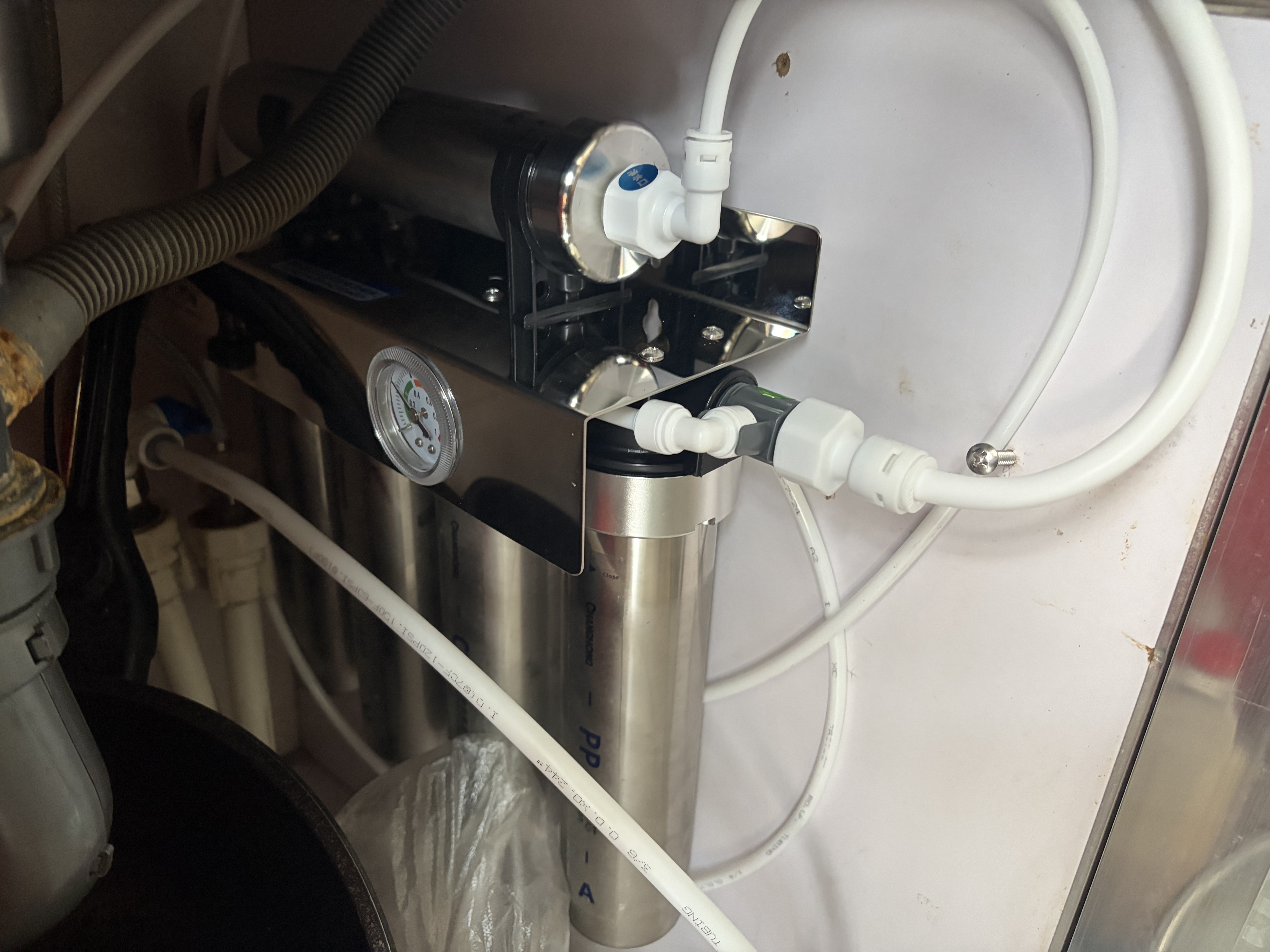 长虹（CHANGHONG） 净水器家用直饮厨房自来水前置过滤器超滤净水机不锈钢净化器 水龙头 502升级款【共11芯】上门安装 实拍图