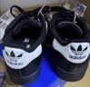 阿迪达斯（adidas）三叶草男女儿童经典贝壳头板鞋 LA1391黑色【JH9977升级款】 实拍图