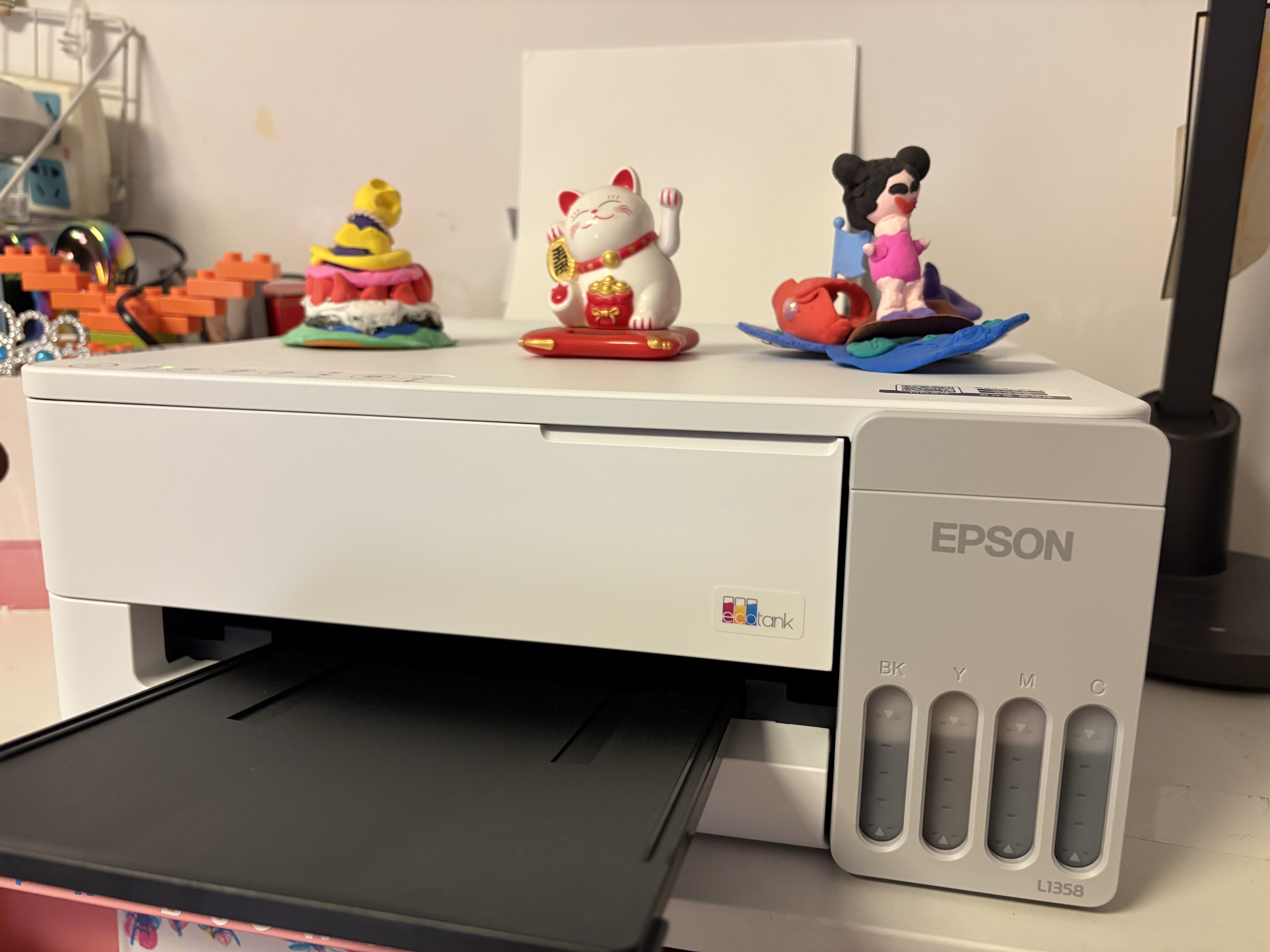爱普生（EPSON）【6代新品】L1358 墨仓式A4彩色无线单功能家用打印机 家用/办公 AI学习打印机（微信/远程打印） 实拍图