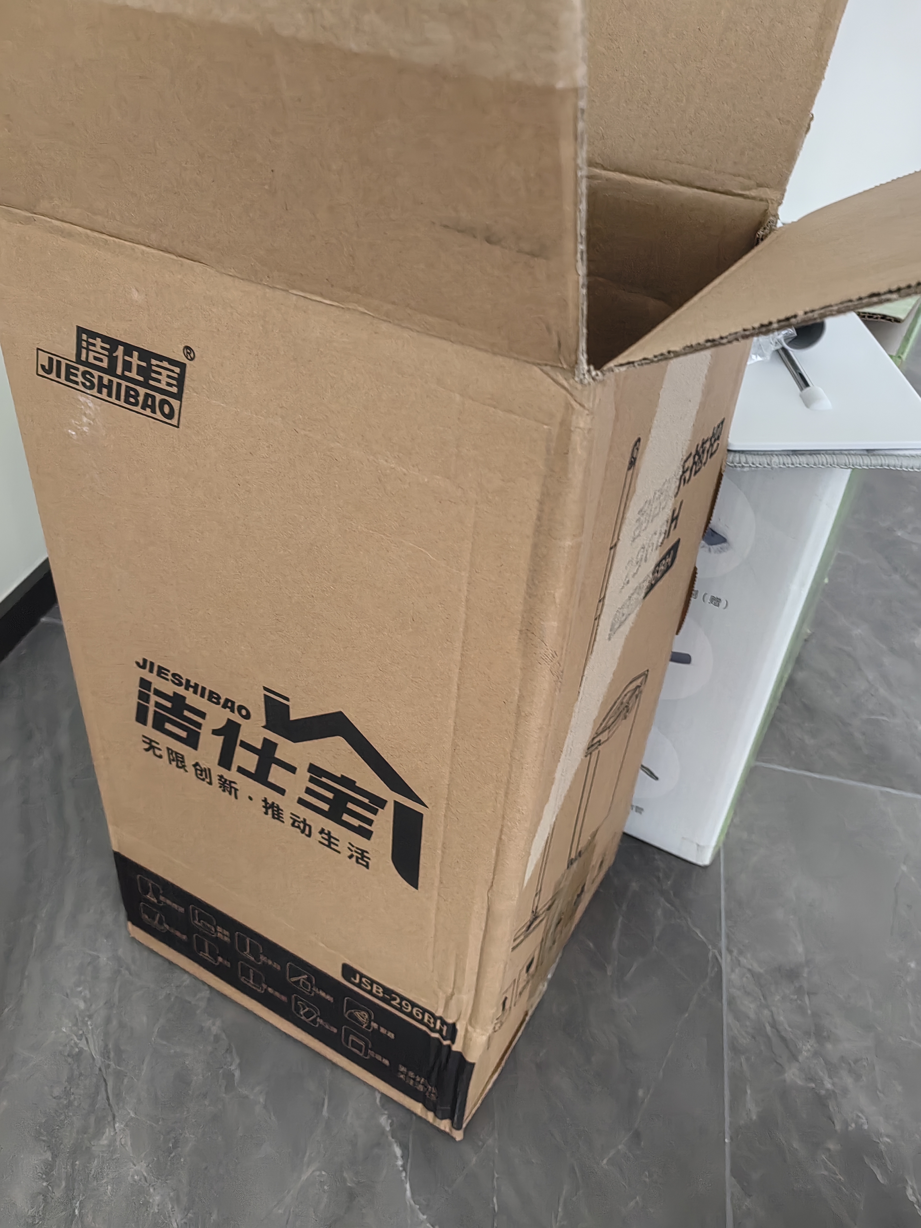 洁仕宝平板拖把40cm3布家用一拖净免手洗刮刮乐拖把带桶拖地神器墩拖布 实拍图