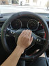 名爵6方向盘套真皮名爵ZS全新名爵5名爵3锐行MG-GT锐腾GS领航MG6名爵HS专用新能源20款7 D型红黑色 牛皮方向盘套 实拍图