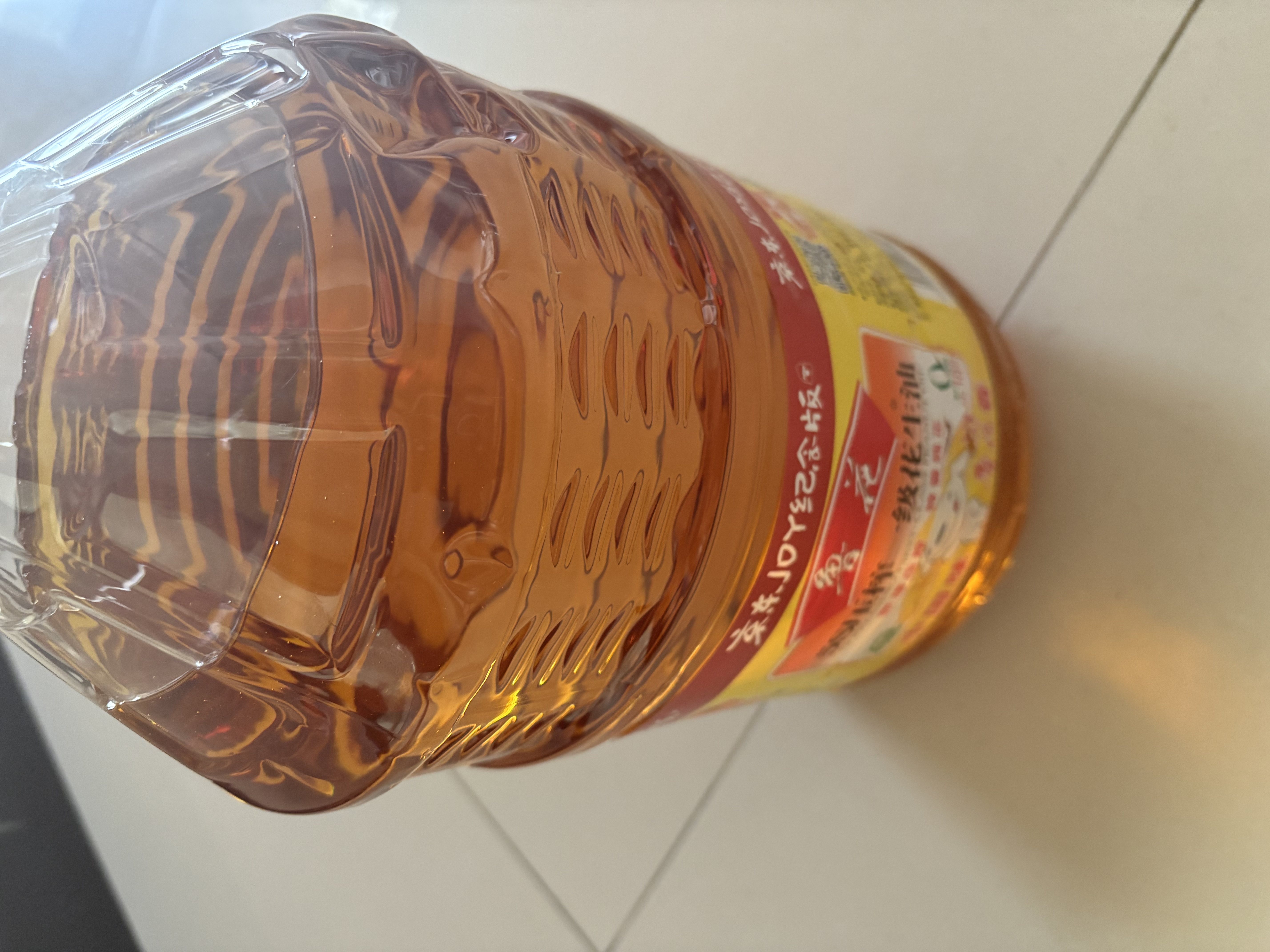 鲁花【保真花生油】 5S物理压榨 一级 花生油6.18L  实拍图