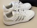 adidas ENTRAP美式校园风运动鞋少年感复古篮球风板鞋阿迪达斯   白色/金属暗银   41 实拍图