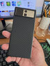 Pinkson小米MixFold2或3手机壳凯夫拉芳纶碳纤维保护套折叠屏边框商务轻薄硬磨砂散热防摔 【单独后盖】1500D芳纶 小米MIX Fold2折叠屏幕手机 实拍图