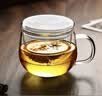 富光花茶杯透明茶杯内胆茶水分离杯办公室玻璃杯子水杯350ml 实拍图