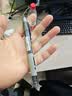 得力（deli）臻顺滑中性笔签字笔芯套装 0.5mm子弹头按动笔学生文具刷题水笔芯 黑色 10支笔+10支替芯 33398 实拍图