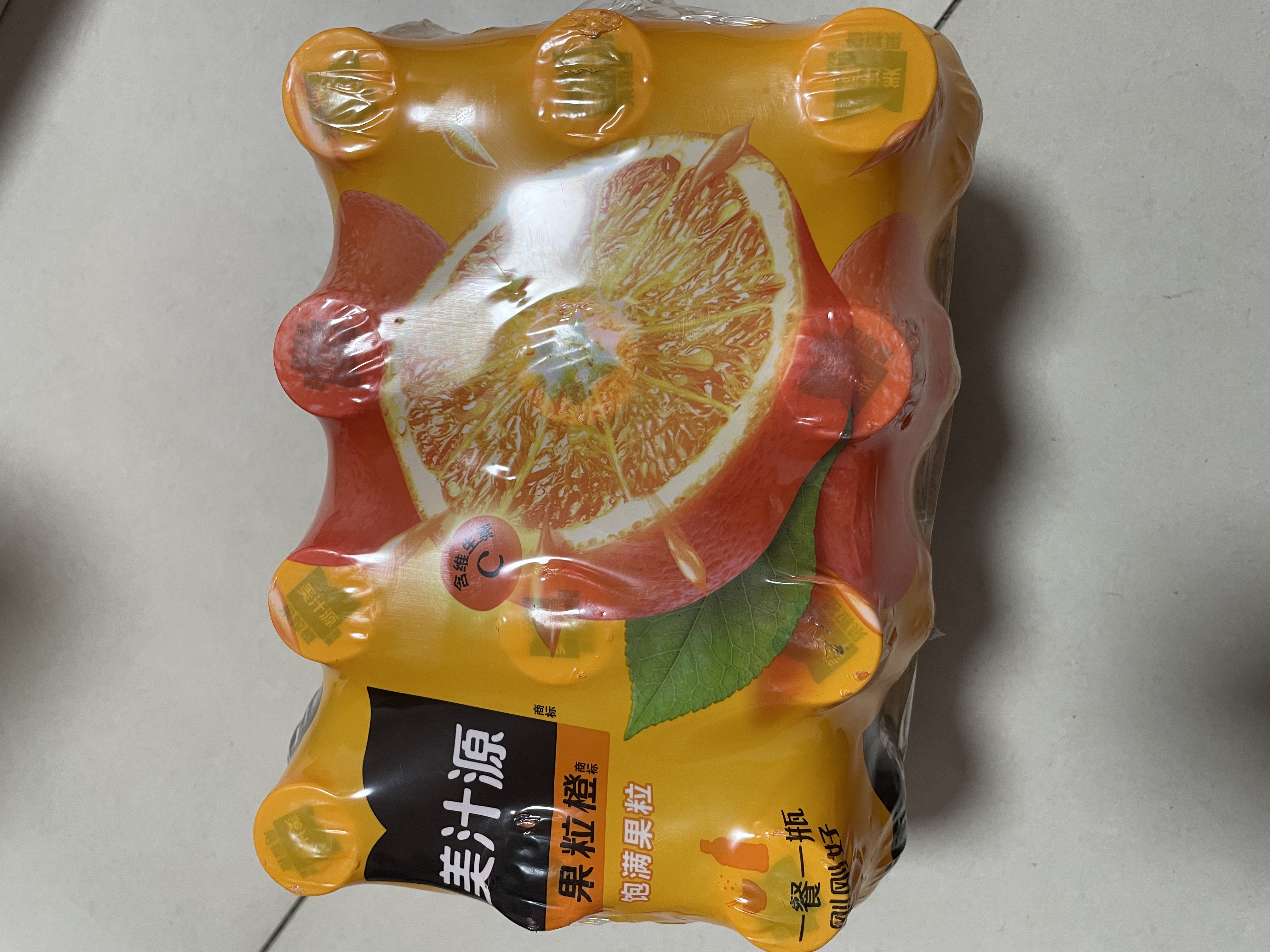 可口可乐（Coca-Cola）美汁源 果粒橙 橙汁果汁饮料 300ml*12瓶 实拍图