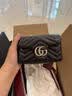 GUCCI古驰GG Marmont系列迷你肩背包 黑色 均码 实拍图