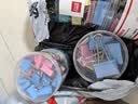 得力（deli）【超级爆款】40只19mm彩色长尾夹票夹 5#小号金属燕尾夹票据文件夹办公 40只/筒 8555ES 实拍图