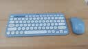 罗技（Logitech）M221 轻音鼠标 无线鼠标 办公鼠标 对称鼠标 带无线微型接收器 雾霭蓝 实拍图
