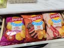 乐事（Lay's）大波浪薯片 铁板鱿鱼味 135克 休闲零食 膨化食品 实拍图