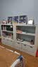 阿格贝贝钢制书架矮书柜图书馆书架落地一体靠墙客厅家用多层组合收纳置物 白色1.2m高主架三层1M宽旗舰版 实拍图