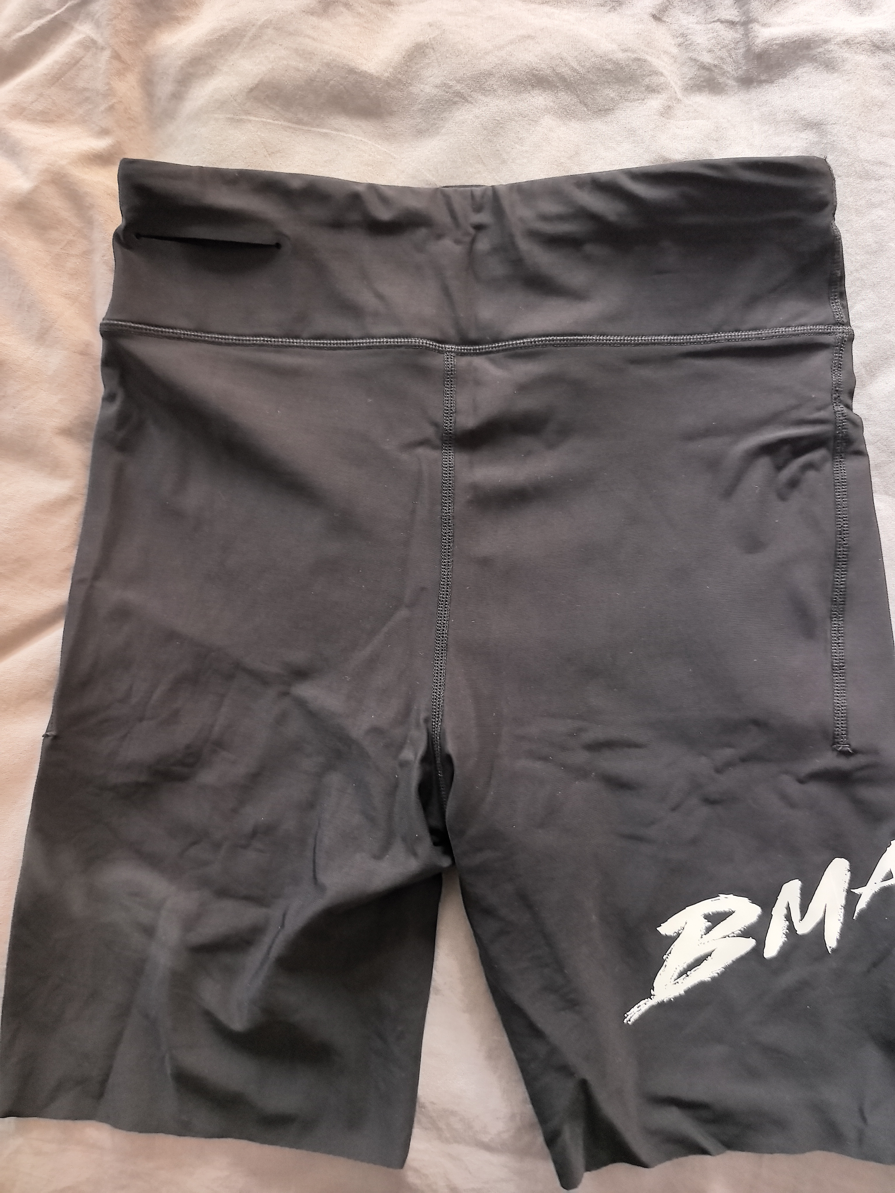 必迈（bmai）跑步压缩短裤(潜能) 竞速马拉松男女弹力速干耐磨运动裤 骑士黑-男 【稳定肌群-内衬款】 XL 实拍图