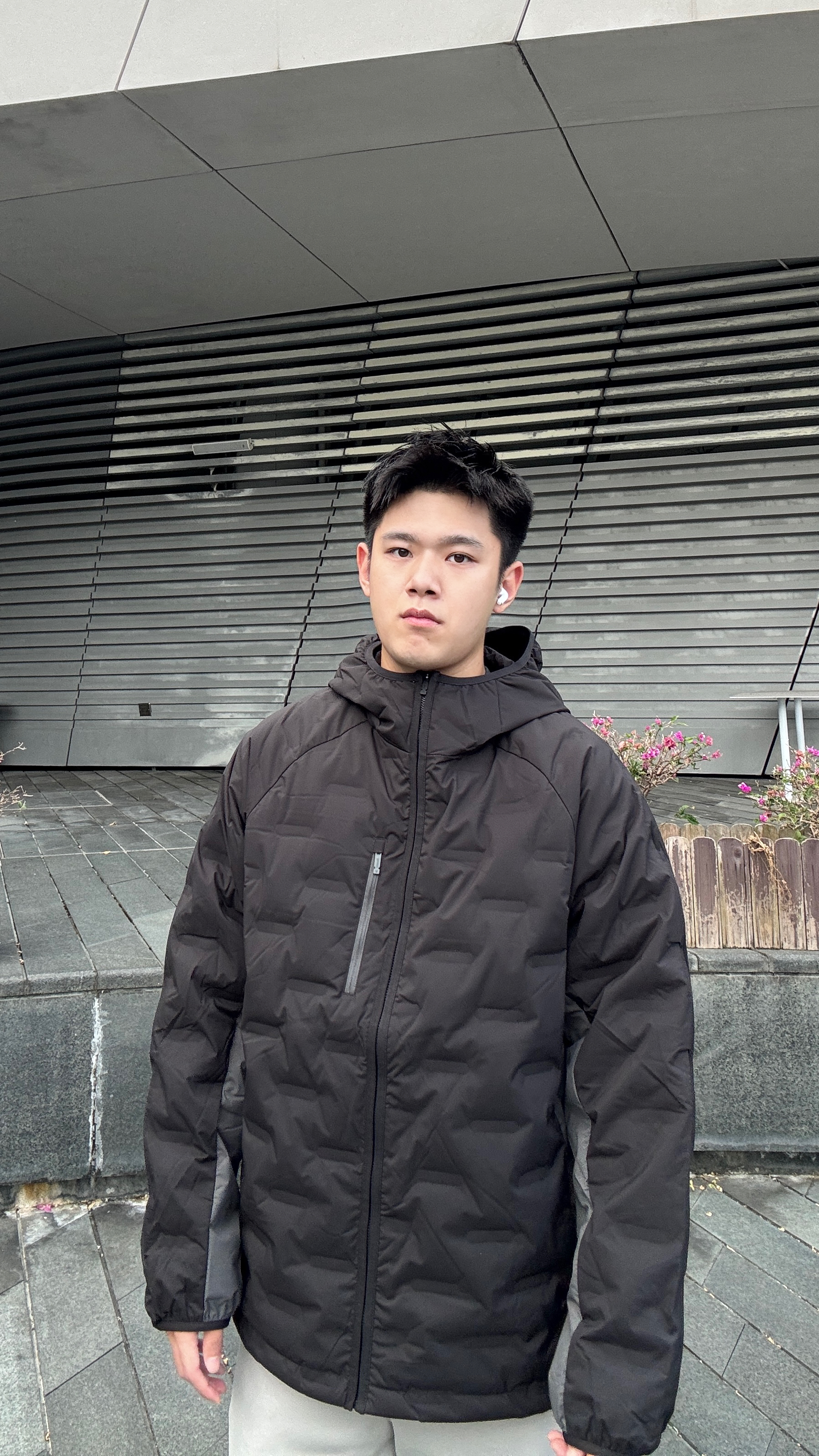 蕉内热皮502+男士防风防泼水连帽轻薄羽绒服2026秋冬新款保暖夹克外套 实拍图