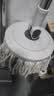 五月花旋转拖把带桶一套2头家用一拖净免手洗2026拖布吸水墩布杆长125cm 实拍图