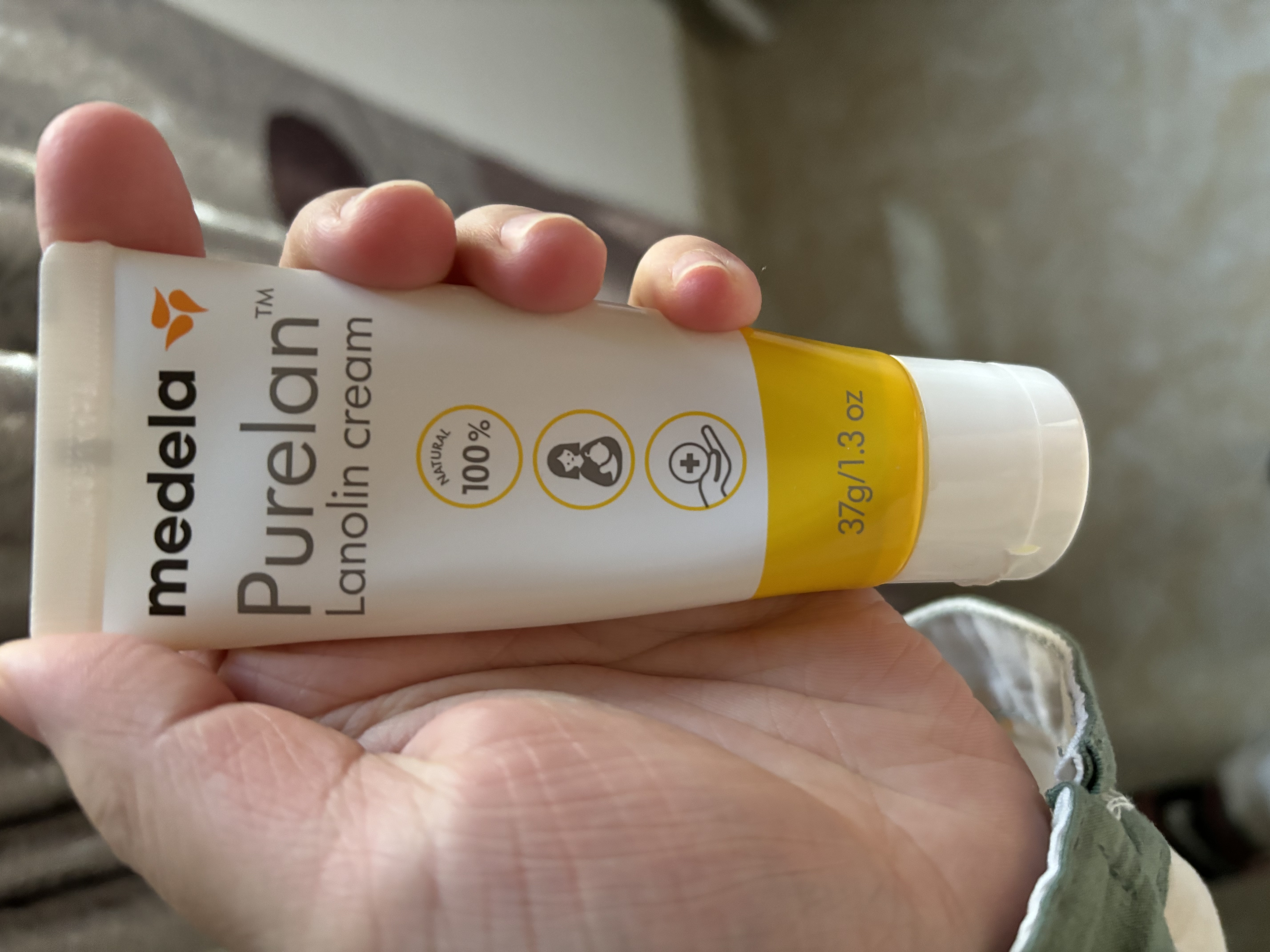 美德乐（Medela）羊脂膏乳头膏保护霜修护膏高纯度防皲裂膏滋润准孕妇瑞士进口37g 实拍图