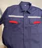 AETEL防静电工作服套装男春秋长袖劳保服电焊汽修工装印制 藏蓝175 实拍图