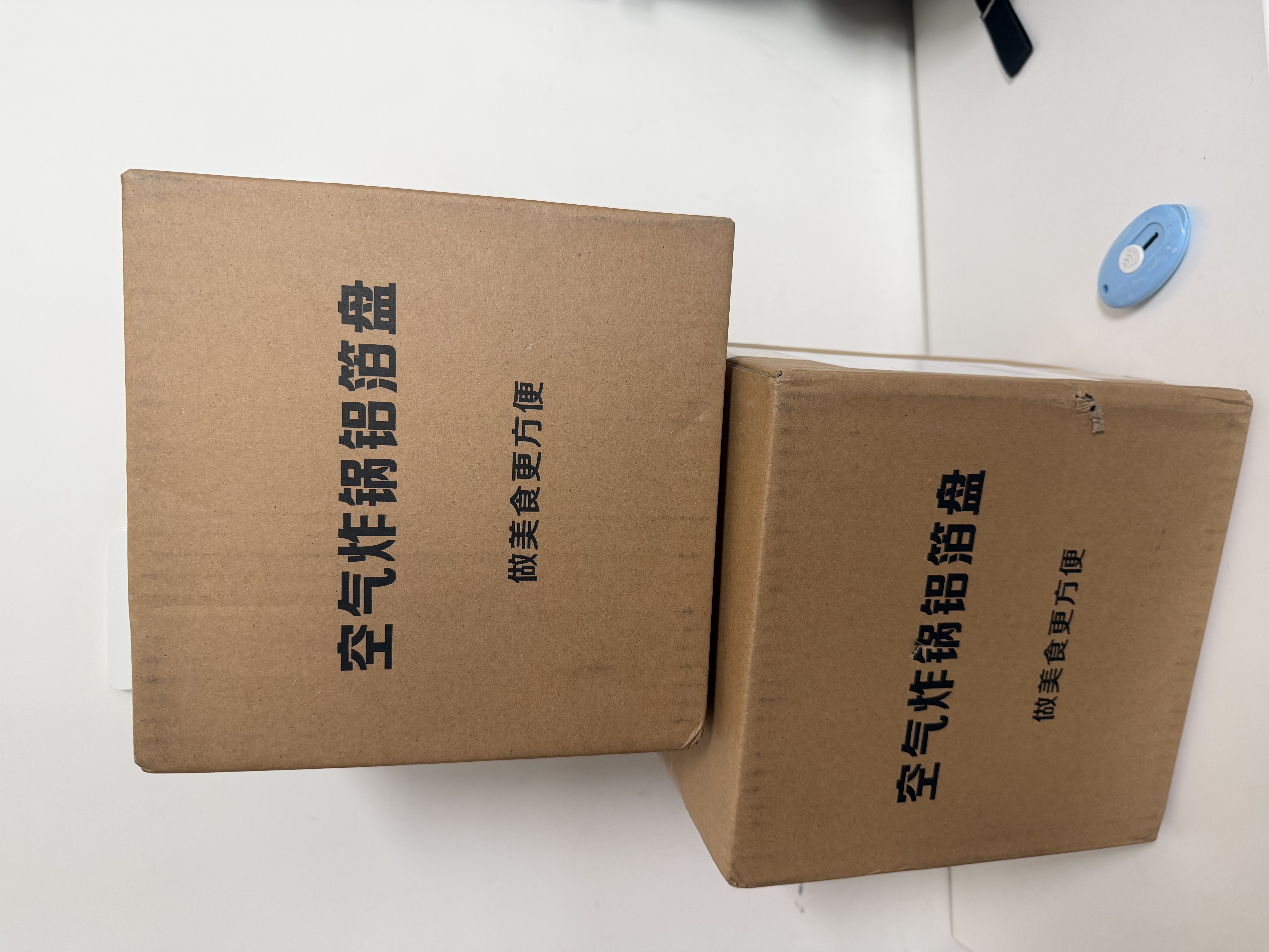 厨王爷空气炸锅专用锡纸碗盘20.5cm*50只方形锡箔纸铝箔烤盘一次性餐盒 实拍图