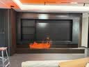 烨斯特3d智能雾化壁炉嵌入式电子壁炉欧式装饰电视柜背景仿真火焰加湿器 雾面烁晶超薄面板手动款1200mm 实拍图