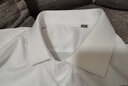 红豆长袖衬衫男白衬衫弹力25秋季商务正装衬衣男职业衬衫男长袖送爸爸 W1白色【舒弹如意棉  无口袋】 43 实拍图