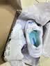 斯凯奇（Skechers）女鞋小白熊女士休闲鞋子厚底增高百搭运动软底老爹鞋女99999863 白色/海军蓝色/WNV 37.5 实拍图
