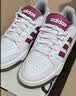adidas ENTRAP美式校园风运动鞋少年感复古篮球风板鞋阿迪达斯   白色/金属暗银   40 实拍图