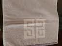 金号毛巾纯棉加厚强吸水运动面巾A类洗脸巾2条装紫/灰72*35cm115g/条 实拍图