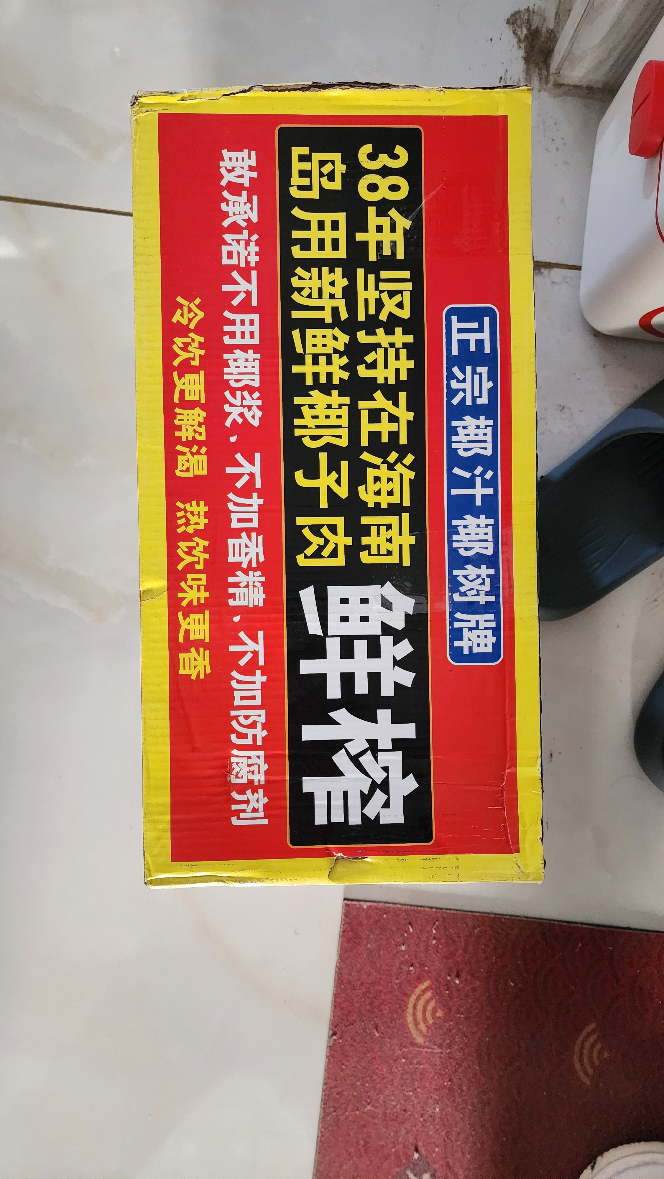 椰树牌 正宗椰子汁  1L*12盒 整箱装 植物蛋白饮料 实拍图