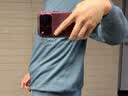 京东京造毛衣针织衫男秋冬商务休闲保暖男士羊毛打底衫 蓝色 2XL 实拍图