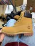 添柏岚（Timberland）踢不烂经典大黄靴高帮马丁靴户外防水真皮宽版男 10061W 42 实拍图