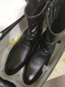 YDL.LAORT秋季青年男靴韩版英伦高帮马丁靴中筒靴加绒 内增高尖头皮靴子 春秋款增高版 37 实拍图
