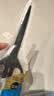 得力（deli）办公剪刀黑刃防锈中号180mm文具剪子快递刀裁缝剪刀家用生活手工剪纸刀办公用品 黑色6009-S 实拍图