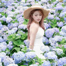 北极绒防晒帽子女沙滩草帽丝带珍珠遮阳帽透气大沿太阳帽夏季新款防紫外 MZ1521米色 均码 实拍图