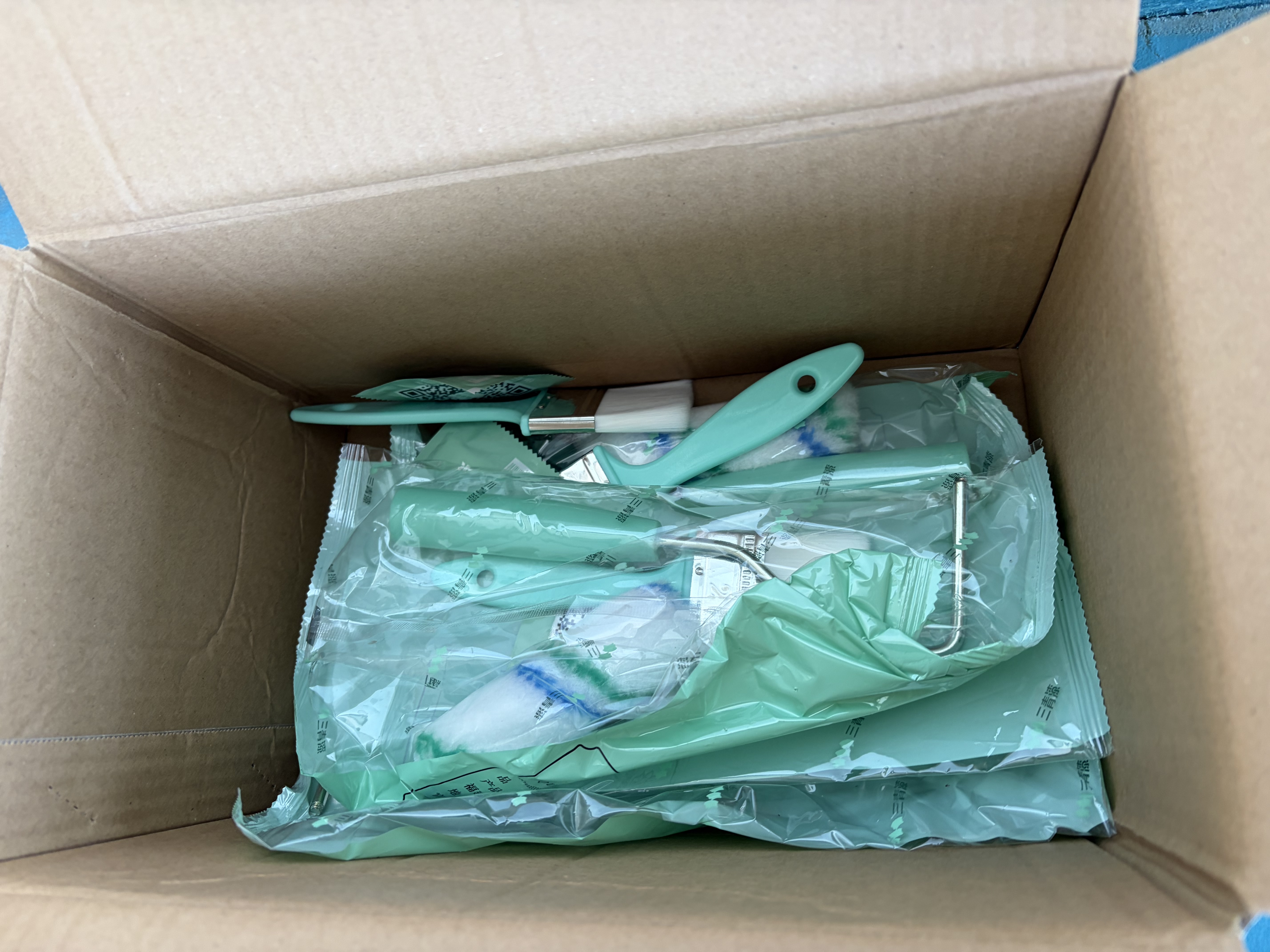 三青水性地坪漆水泥地家用地面漆室内外地板防水耐磨地平漆浅灰色套装 实拍图