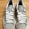 adidas 面包鞋 GRAND COURT BASE 00s休闲板鞋平底鞋男女阿迪达斯 浅灰/白色/树脂黄   41 实拍图