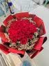 幽客玉品鲜花速递红玫瑰花束表白送女友老婆生日礼物全国同城配送 33朵红玫瑰花束—女王款 实拍图