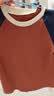 布丁哈鲁女童撞色拼接宽松长袖T恤秋季新品中大童柔软透气简约百搭插肩T恤 实拍图