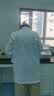乐优佰易 短袖白大褂 标准款L码 男女学生化学实验工作服 实拍图