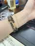中国黄金满天星18K金手链女彩金转运珠首饰三八女神节礼物送女友老婆生日 京速达】18k金手链 约0.5-0.55g 实拍图