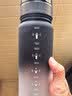 京东京造运动水杯 tritan运动水壶大容量外出携带学生儿童 黑白渐变800ml 实拍图