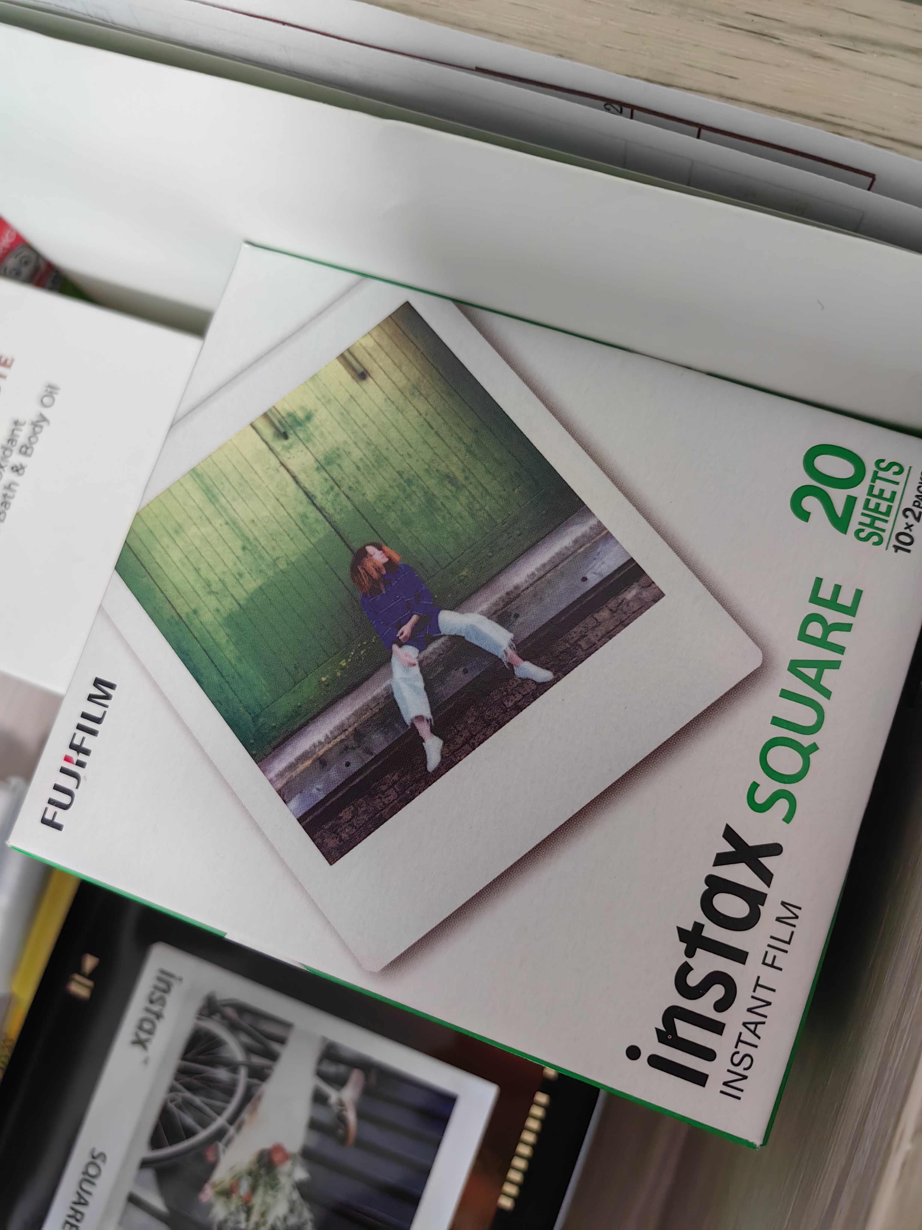 INSTAX富士一次成像相纸（instax）instax SQUARE 方形相纸 （双包装） 实拍图