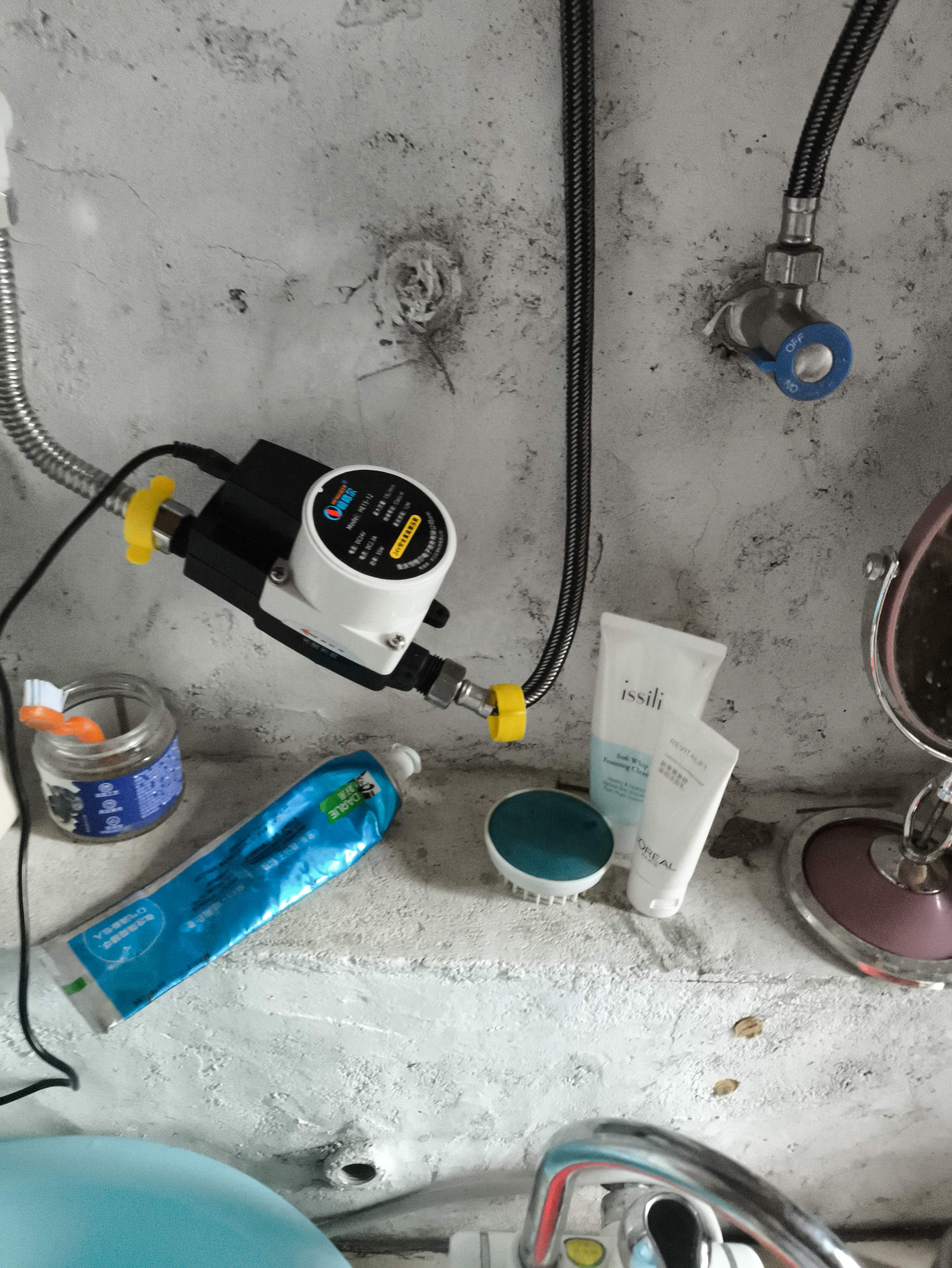 恒格尔增压泵家用热水器加压泵花洒水泵24V全自动小型永磁智能马桶增压 24V永磁款12米扬程 实拍图